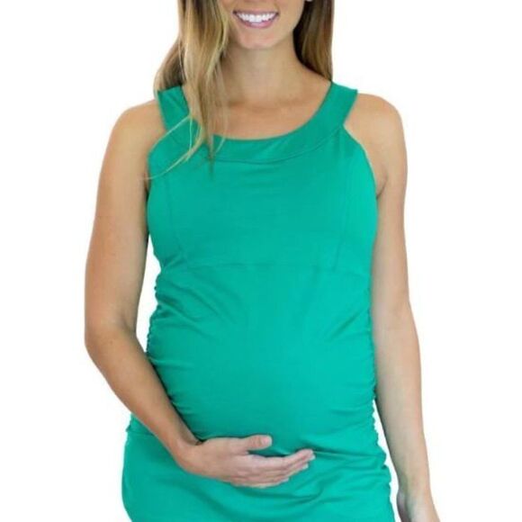 Boost Maternity Tank With Mumband Pregnancy Belly Support - Picture 1 of 13